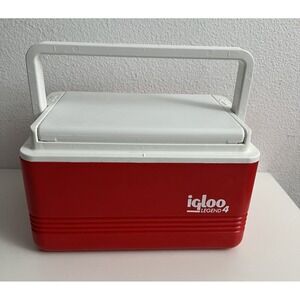 Igloo Legend 4 Vintage Cooler with Handle & Lid Holds 6-Pack Cans (Made in USA)